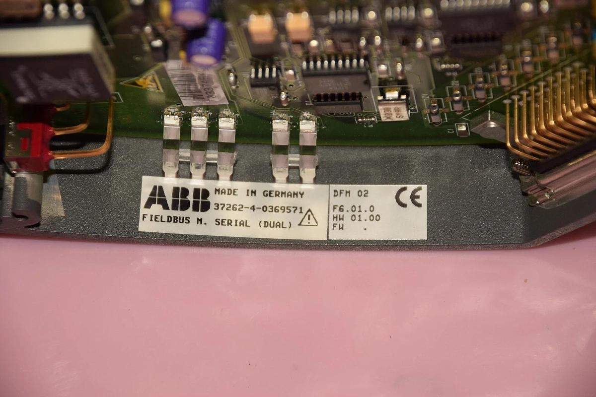 Used ABB DFM02 Feldbus Modul 37262-4-0369571 DFM 02 Fieldbus Module