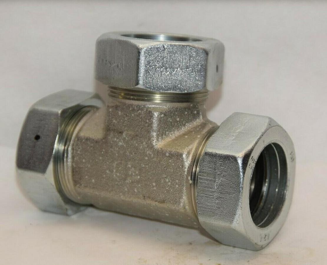 (NEW) PARKER 42-L 42L DE E0 1-5/8" Tee Fitting Connector