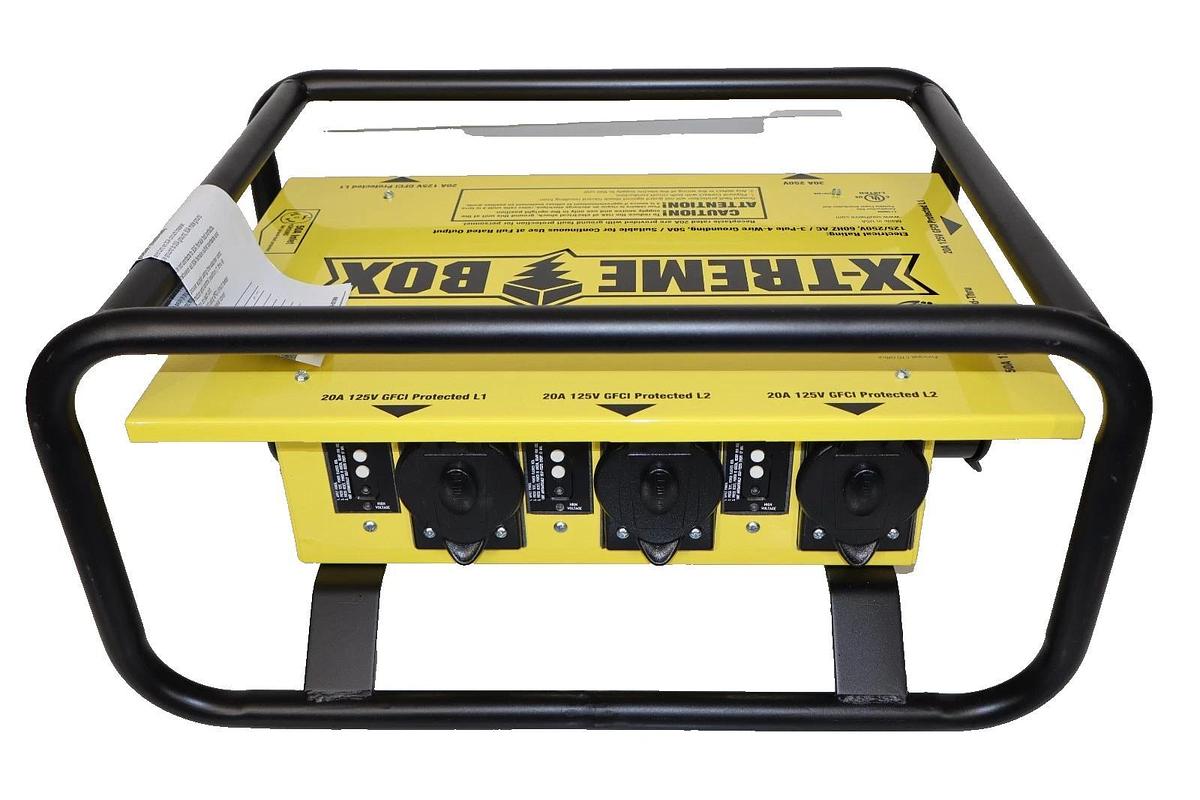 Southwire X-Treme Power Distribution Box 8706UGCX 50A 6-Circ 125/250v (New) 811409020137