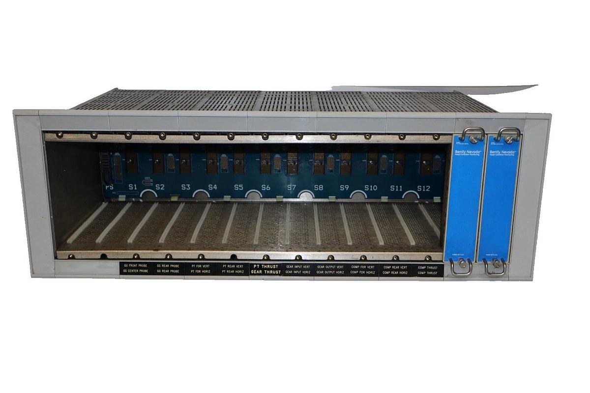 Used Bently Nevada 3300/05 , 3300 Series 13-Slot Chassis