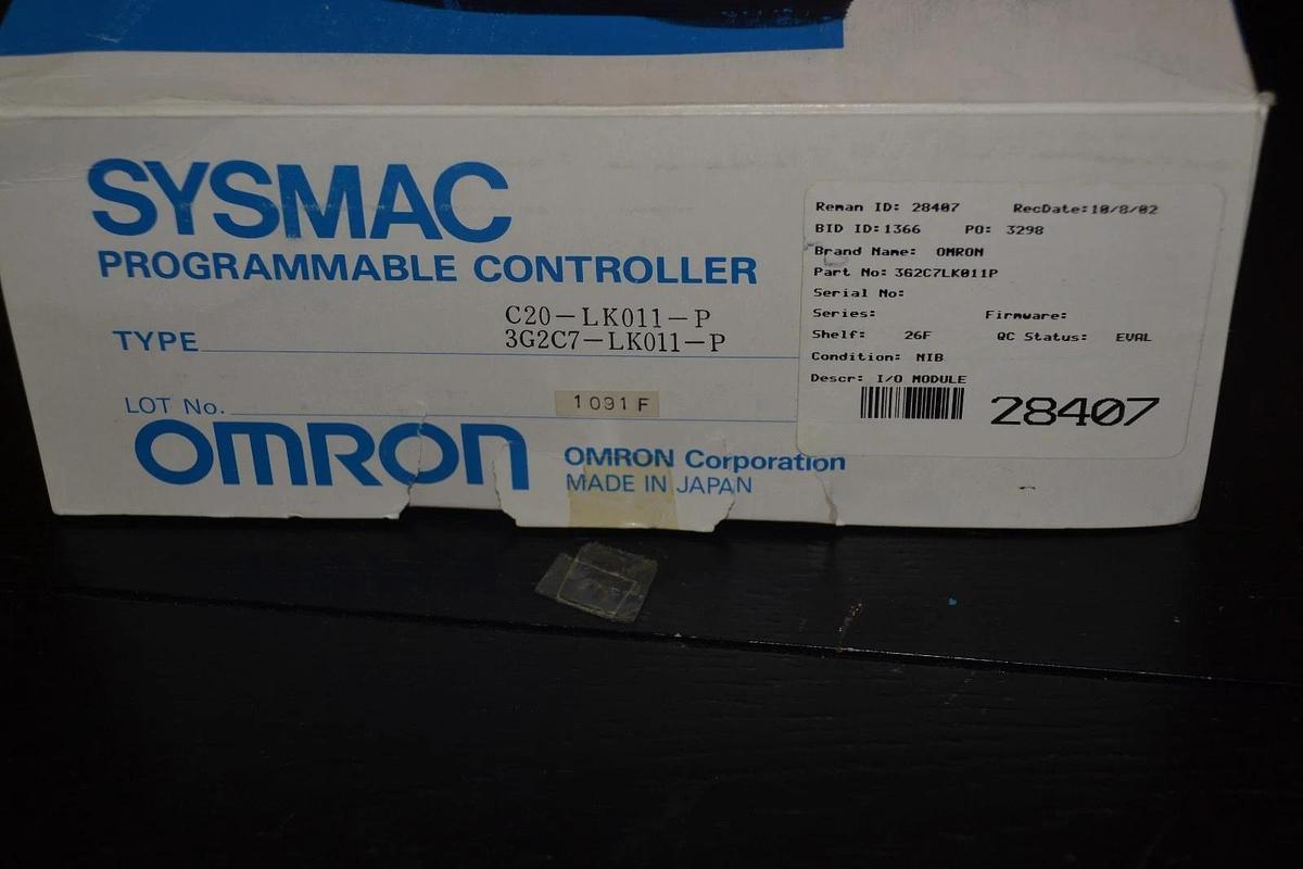 OMRON SYSMAC PROGRAMMABLE CONTROLLER I/O LINK UNIT C20 C20-LK011-P  NEW