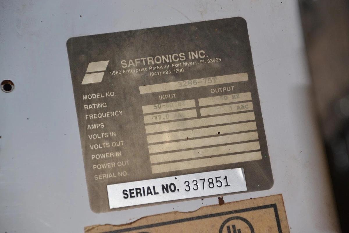 Used Saftronics Softstarter SA6 Solid State Starter 3286-75T 328675T 575v 75hp