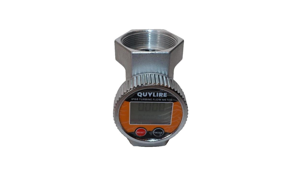 Quylire Digital Turbine 2.5" Flow Meter FT65 IP68 X004ZIYC2L (New)