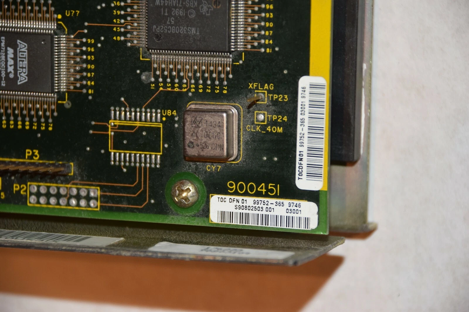 Used ALLEN BRADLEY 8520-4APA1 PROCESSOR MODULE 176409 Rev.01 As-Is