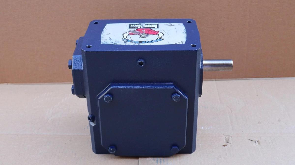 IronMan Grove Gear Box Worm Speed Reducer GR8300022.00 GR-B-830-60-R 60:1 REFURB