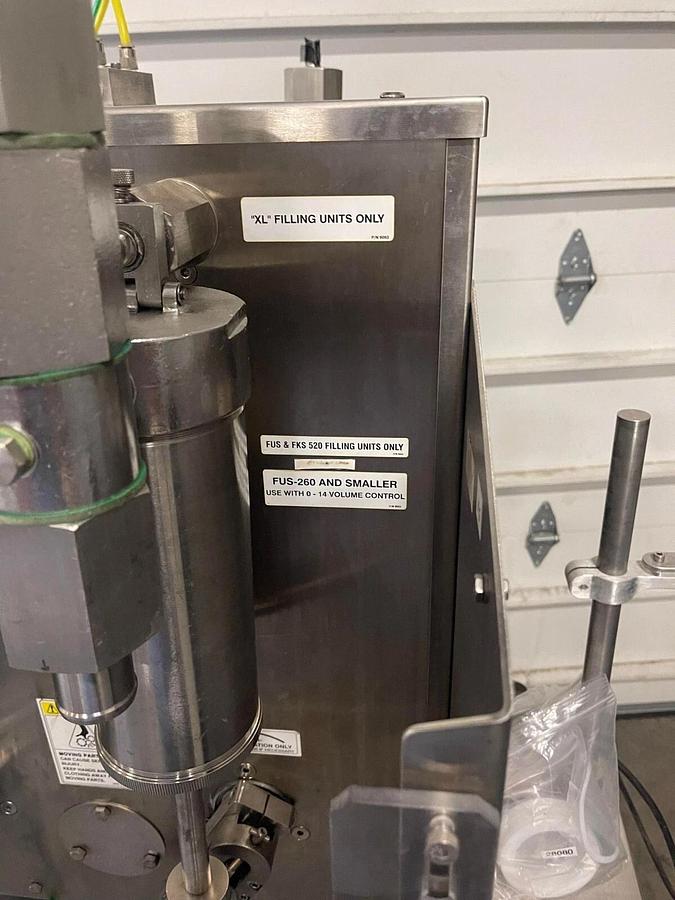 Used FilaMatic Heavy Duty Filling Machine DAB-32-2 upgraded: 4 piston pump DAB-32-4