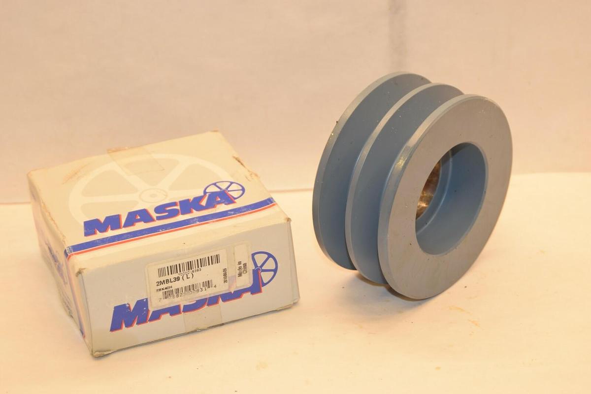(NEW) MASKA 2MBL39 2BK40H 2 Belt Pulley Sheave