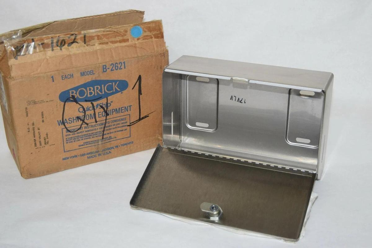 (NEW) BOBRICK B-2621 B2621 Stainless 10.75" x 7.13" Towel Dispenser