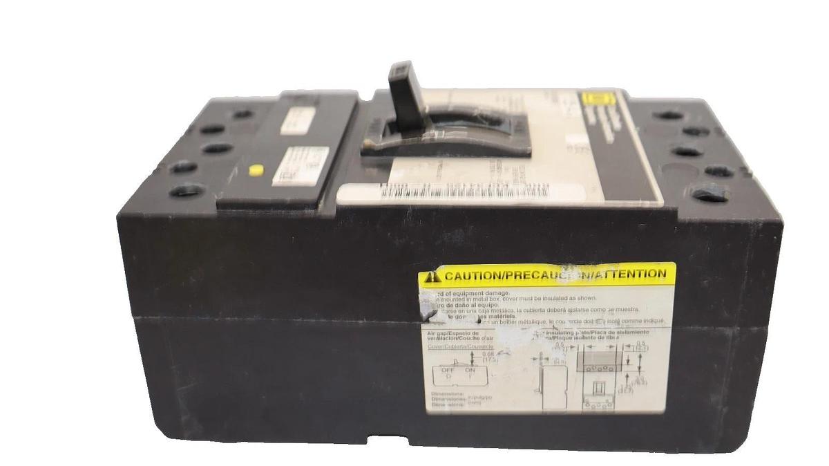 Used Square D 125a Circuit Breaker KCF34125  125 Amp 3P 480V