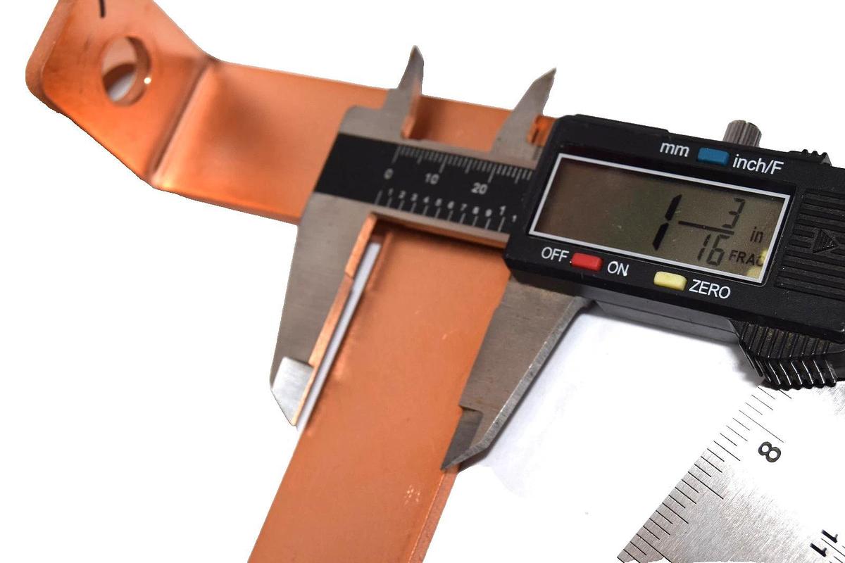 Used Buss Bar 10" x 8.5" x 5/3" & 8.5" x 3.5" x 5/32" Copper (Lot of 2)