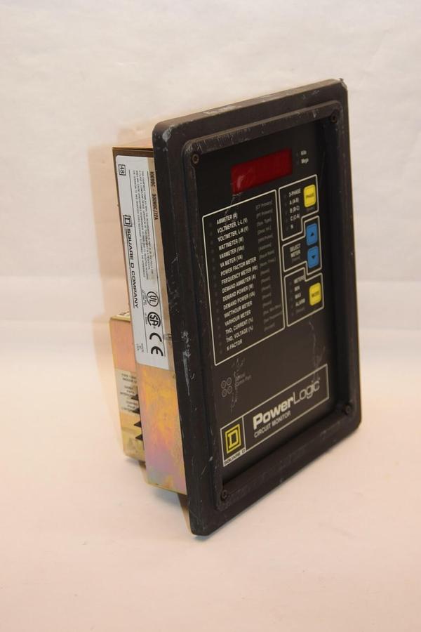 Used SQUARE D Power Logic Monitor 3020/CM-2450 3020 CM-2450 W/ 3090/SPM-2000 SRG PROT