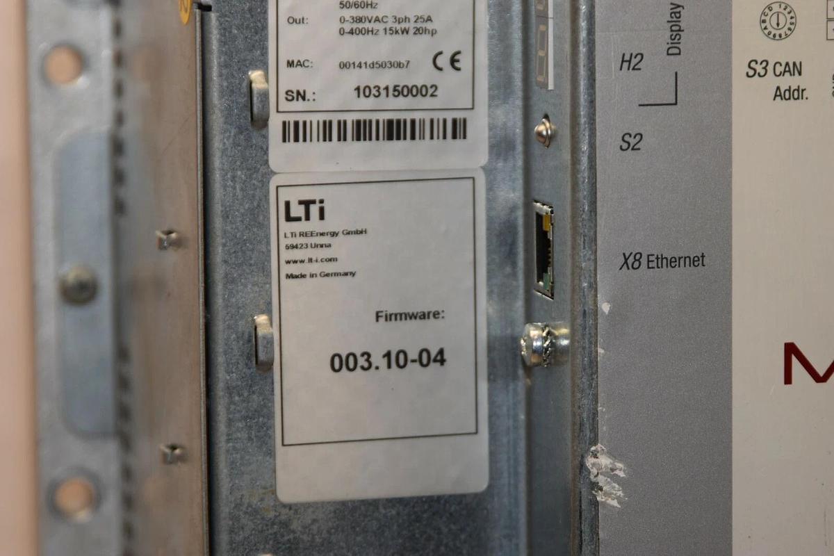 MOOG PM-M25.1DVA0S 400Vac 3Ph 25A 50/60Hz Pitchmaster II Power Supply  (NEW)