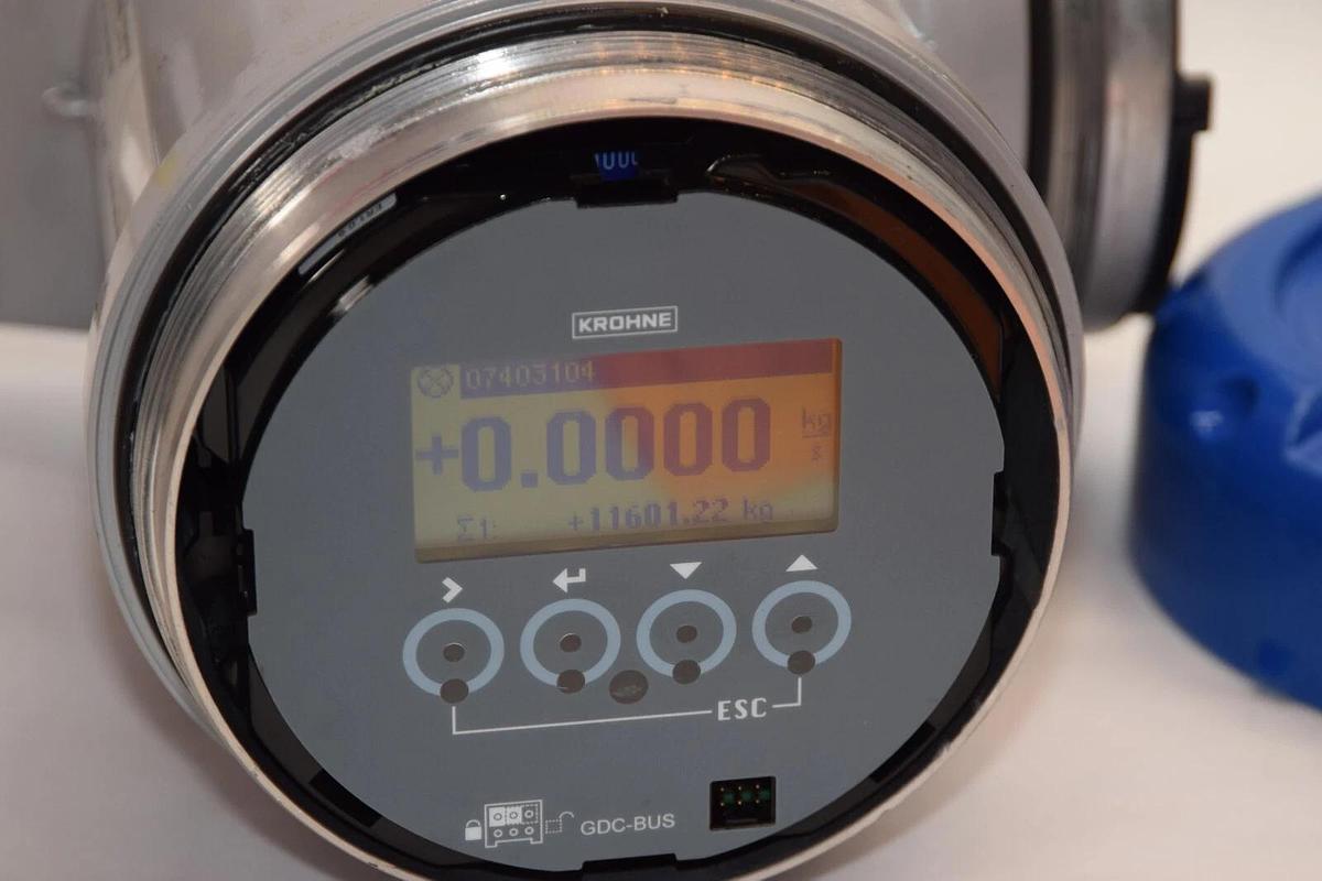 Used Krohne Optimass Meter Head 6400C S25  Flow Meter