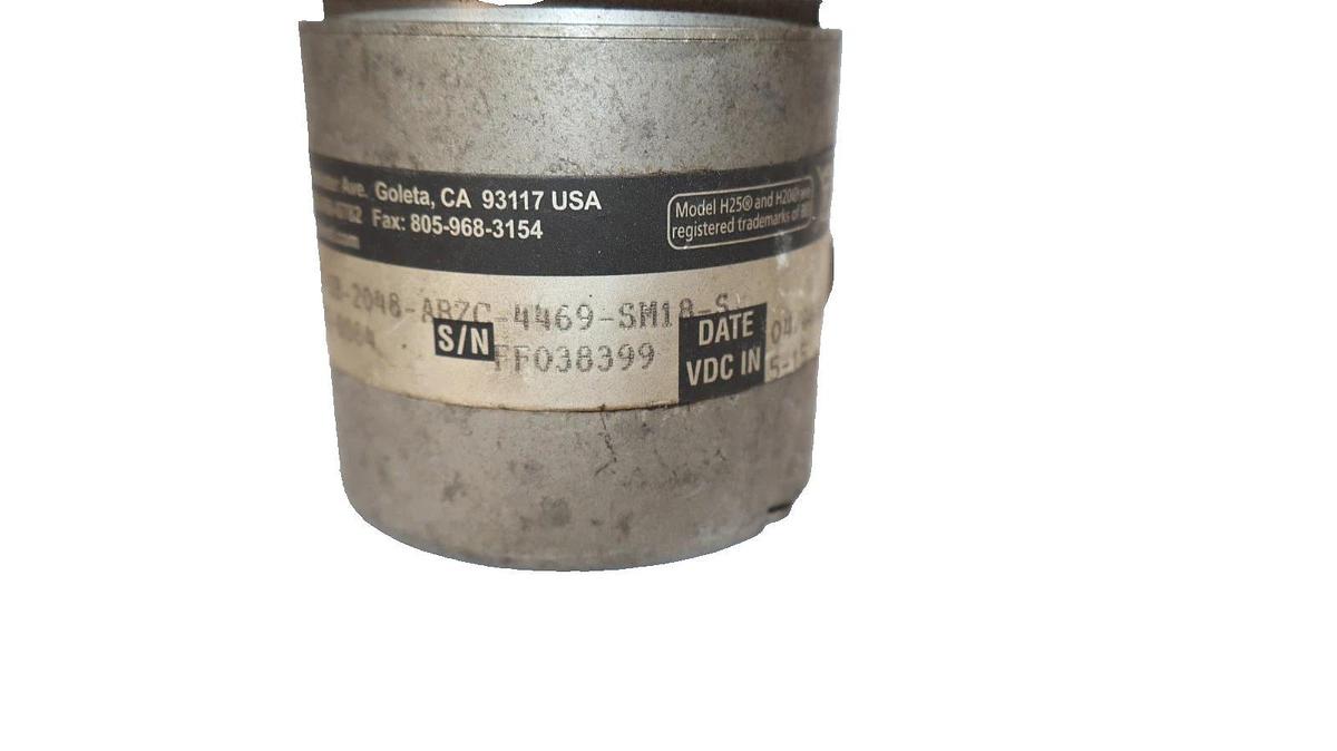 Used BEI H25E-F45-SB-2048-ABZC-4469-SM18-S , H25EF45SB2048ABZC4469SM18S Encoder