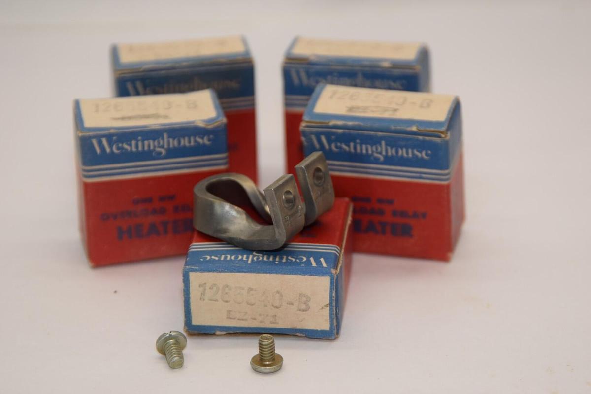 (NEW - Lot of 5) WESTINGHOUSE 1265540-B Overload Relay Heater