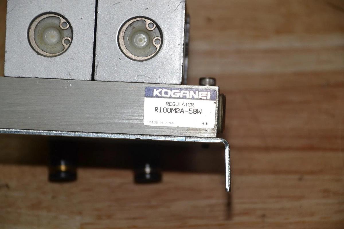 Used KOGANEI R100M2A-58W MANIFOLD REGULATOR W/MR100-23W