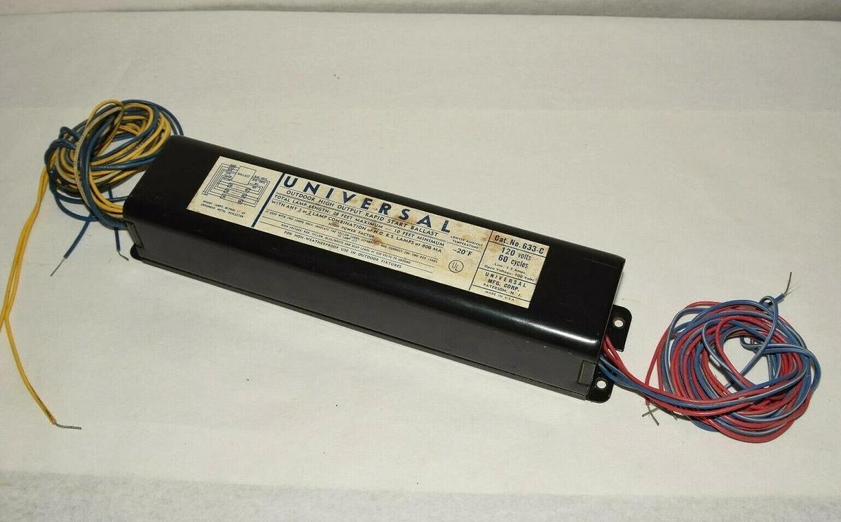 NEW- UNIVERSAL 633-C 633C 120V 60Cy 3.3A Outdoor High Output Raid Start Ballast