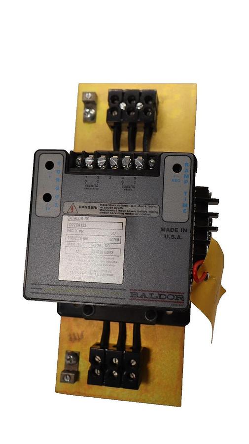 Baldor D72CA133 208/230/460 3Ph 50/60Hz Soft Start Controller (New)