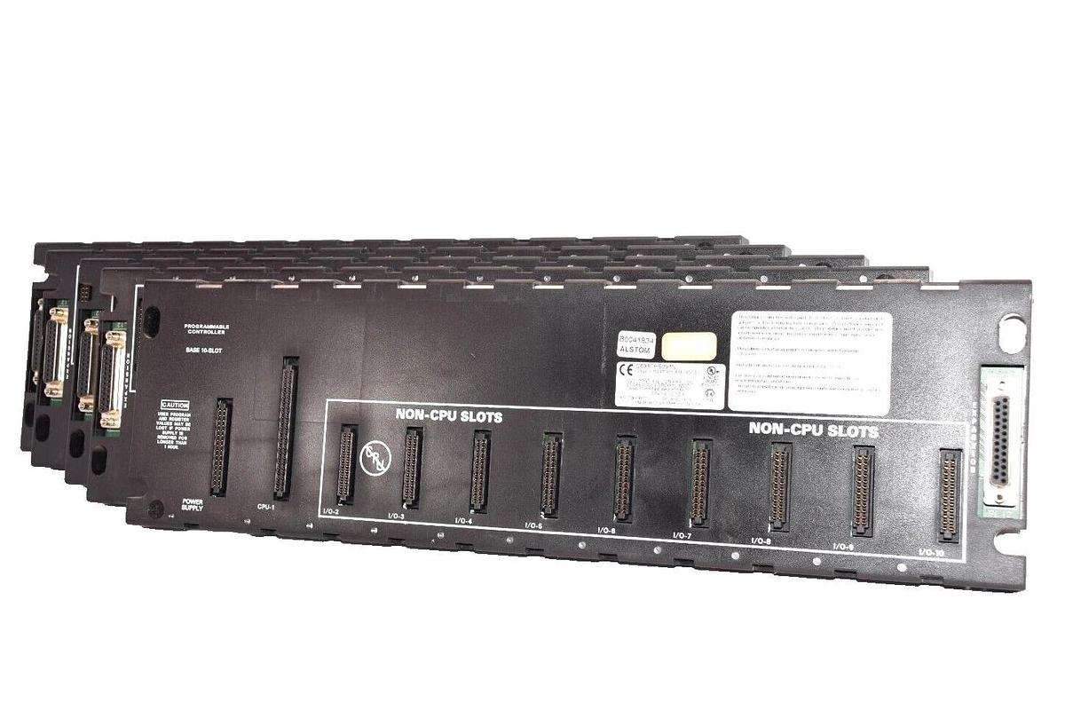 Used (Lot of 5) GE FANUC / ALSTOM IC693CHS391N 10-Slot Expansion Rack