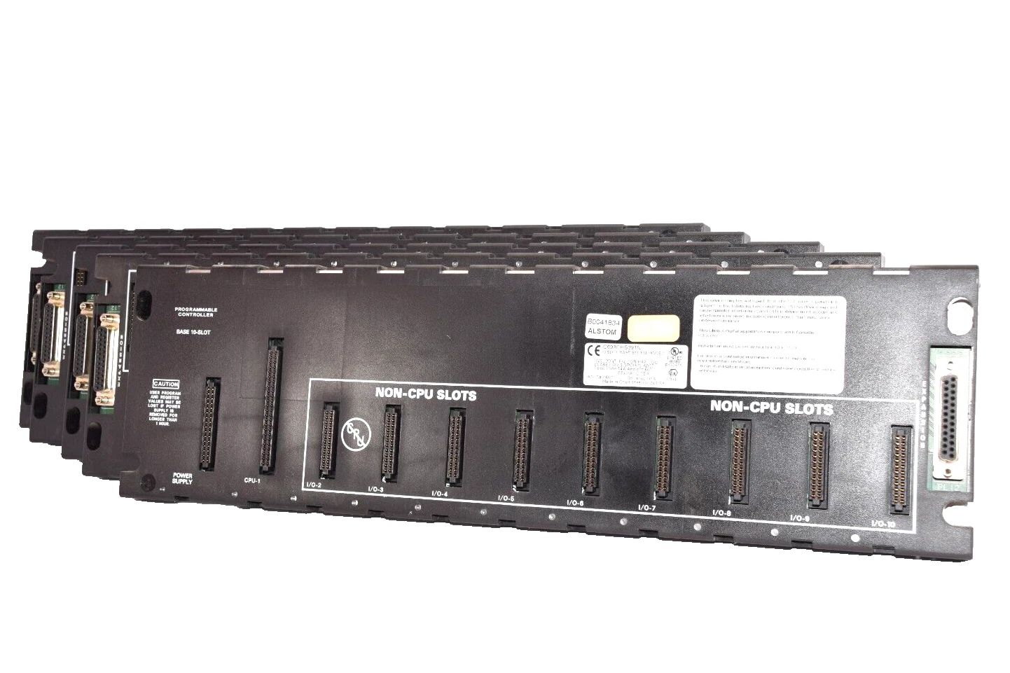 Used (Lot of 5) GE FANUC / ALSTOM IC693CHS391N 10-Slot Expansion Rack