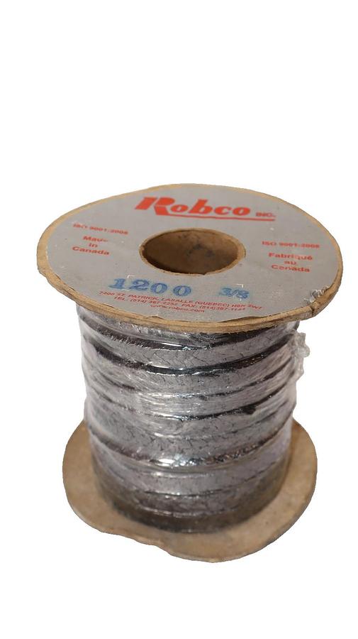 ROBCO INC. Thermograf  Compression Packing 1200 3/8" 1200-3/8" (NEW)