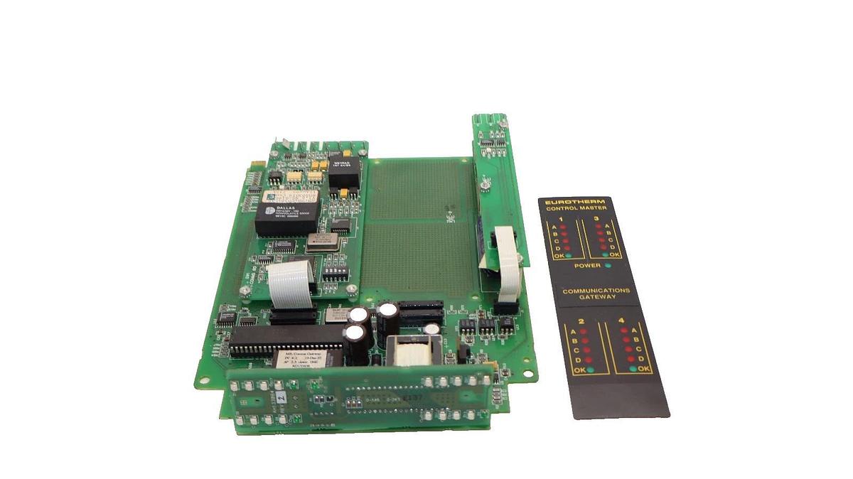 Used Eurotherm /Invesys ECMA2/FA107/AS196 Control Master Logic Controller PLC Board