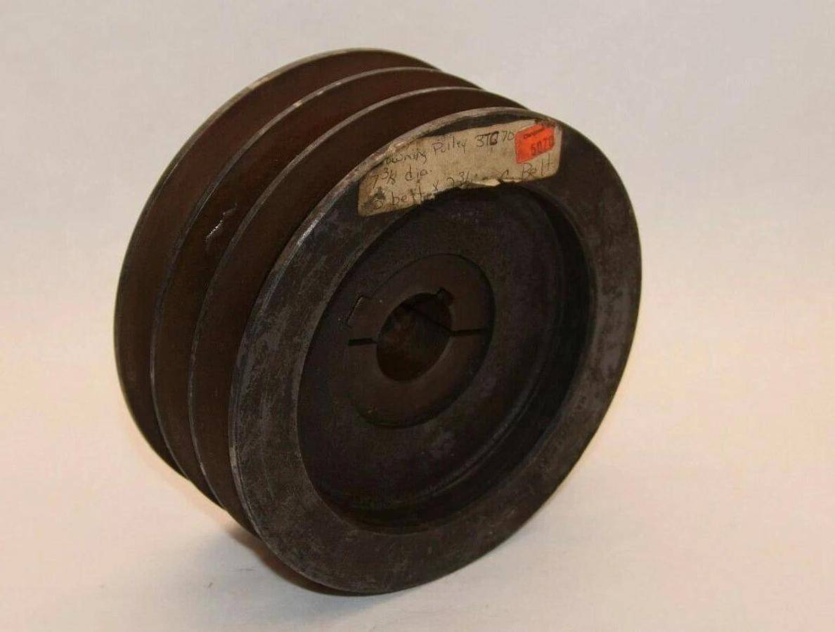 Used BROWNING 3TC70 7-3/8" dia 3 Groove Split Tapered Sheave