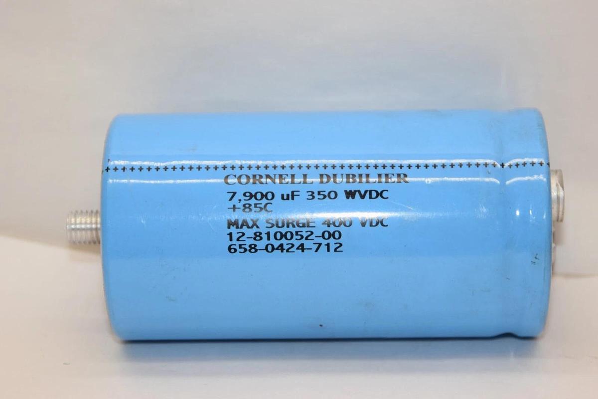 (NEW) CORNELL DUBILIER 12-810052-00 7,9000uf 350WVDC Capacitor