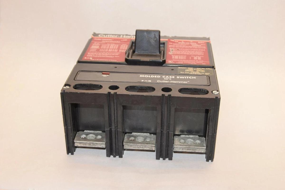Used CUTLER HAMMER LS36060YE 600A 600 Amp Model F 3P Molded Case Switch Breaker