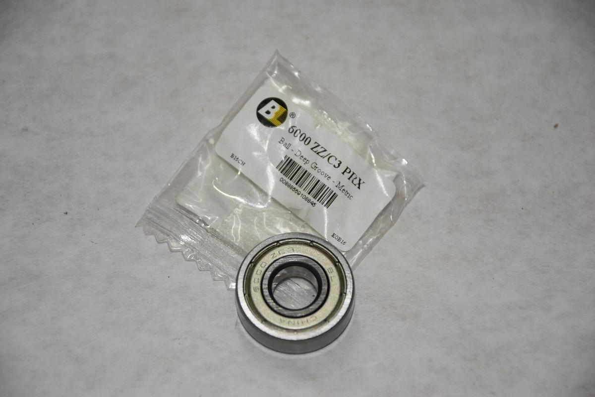 NEW (LOT OF 6) BL 6000 ZZ/C3 PRX DEEP GROOVE BEARING