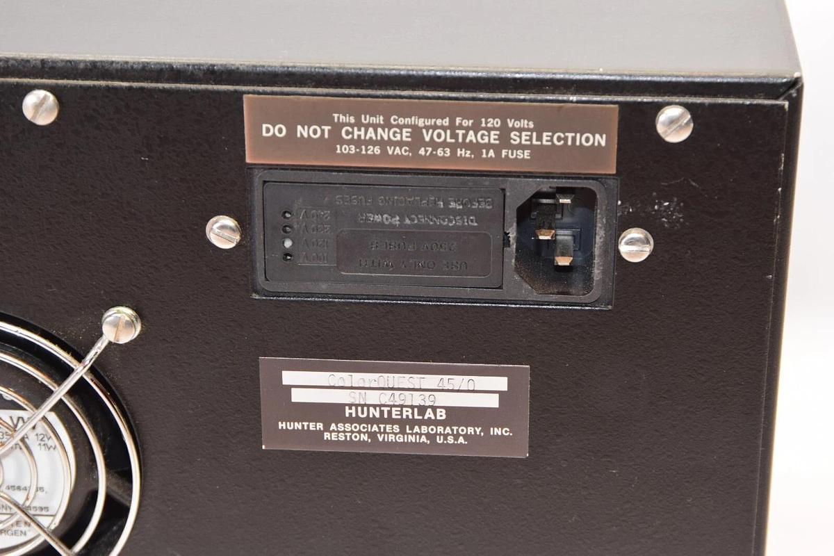 Used HUNTERLAB COLORQUEST 45/0 120V Spectrophotometer