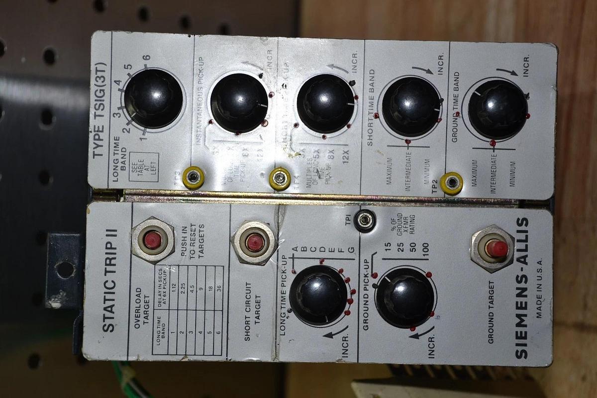 Used SIEMENS - ALLIS TSIG(3T) 86061168 STATIC TRIP II   ALLIS TSIG 3T