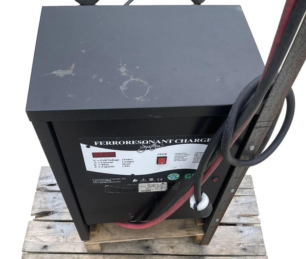 Used Green Energy Concepts 36 Volt Ferroresonant Battery Charger BD18-0800-C3 3ph 480