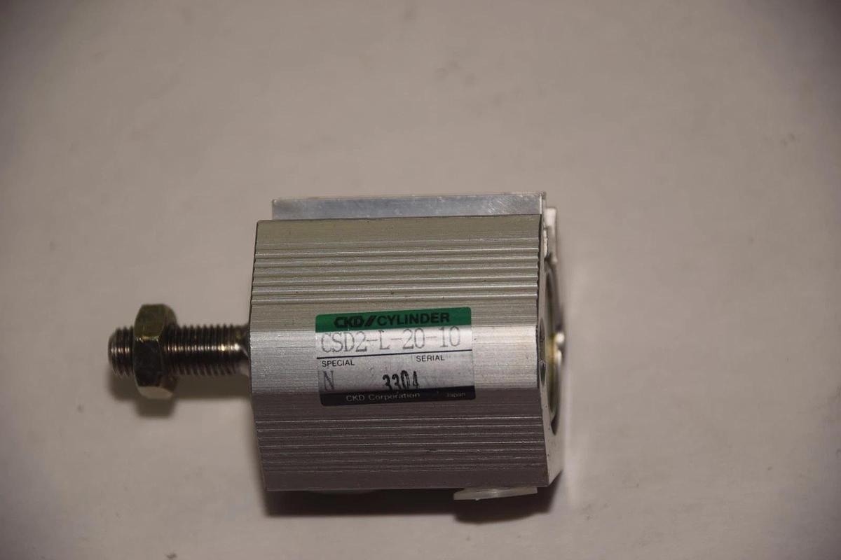CKD CSD2-L-20-10 CSD2L2010 COMPACT PNEUMATIC CYLINDER NEW