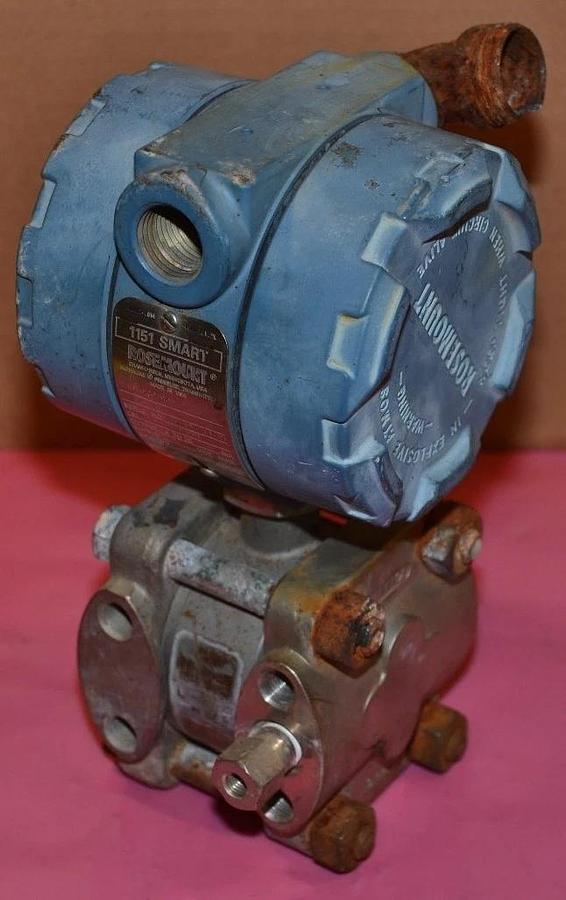 Used ROSEMOUNT 1151 SMART TRANSMITTER 1151GP7S22 GP7S22 300 PSI