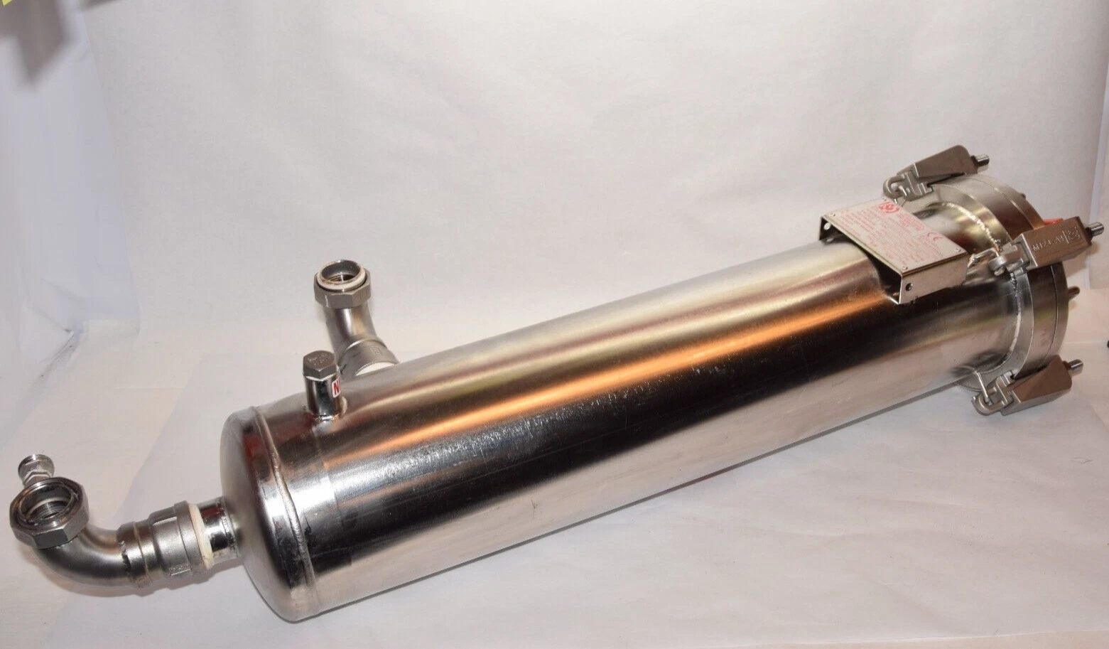 Used ASCO Stainless steel FILTRI 6" Filter Housing MTM032SL1HT-A35 1" Port Size SS