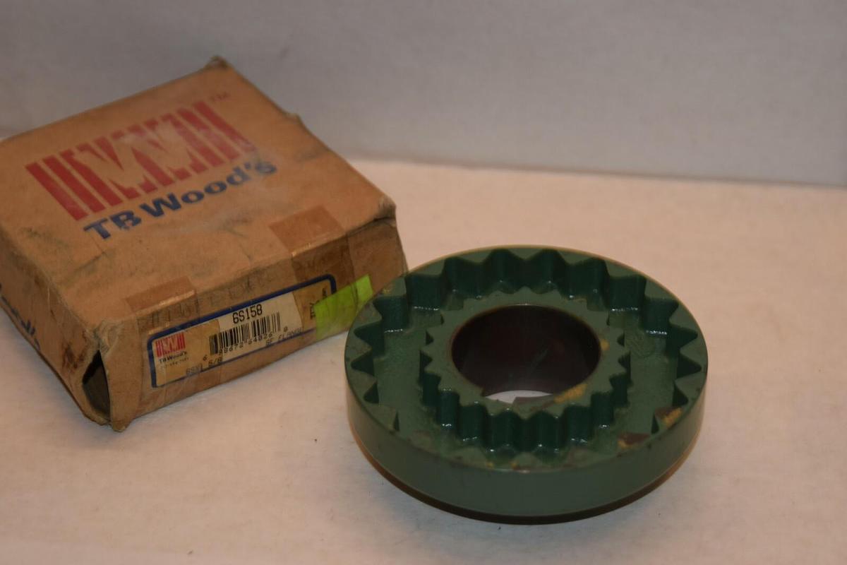 NEW TB WOODS 6S158 6SX1-5/8 1-5/8" BORE COUPLING HUB FLANGE