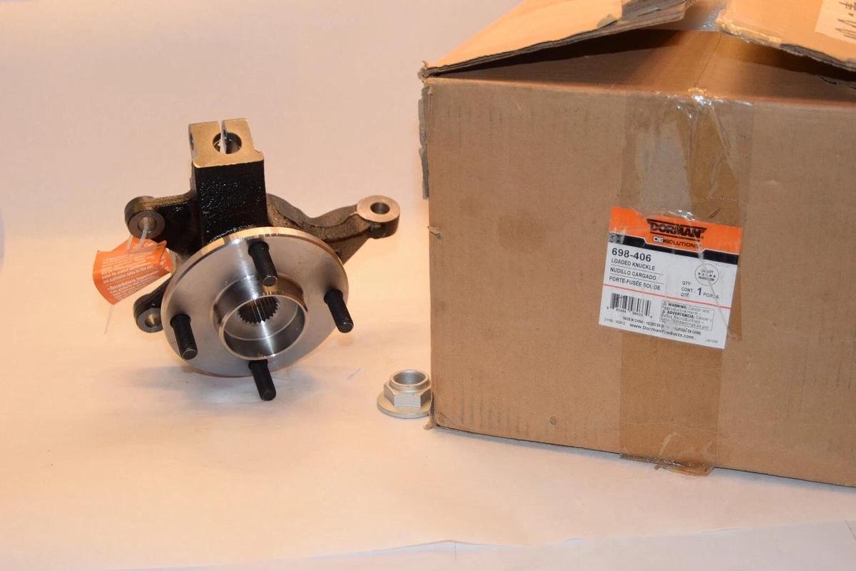 (NEW) DORMAN 698-406 Right Loaded Knuckle *Knuckle & Nut Only*