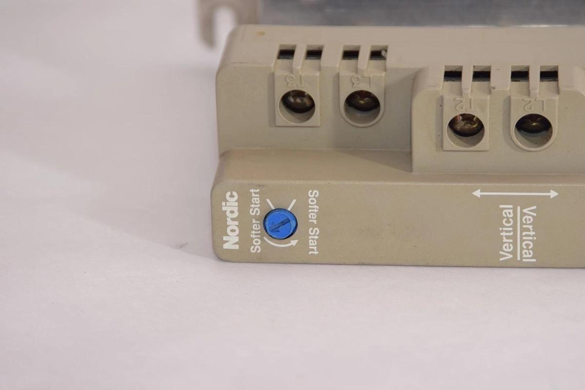 Used NORDIC 21B34G00 Soft Start Induction Motor Controller