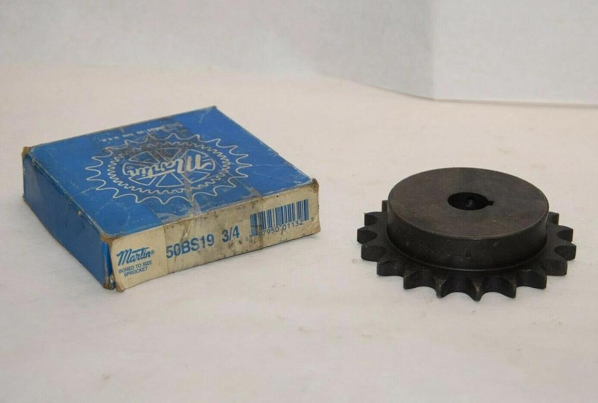 (NEW) MARTIN 50BS19 3/4 19 Teeth 3/4" Bore Sprocket
