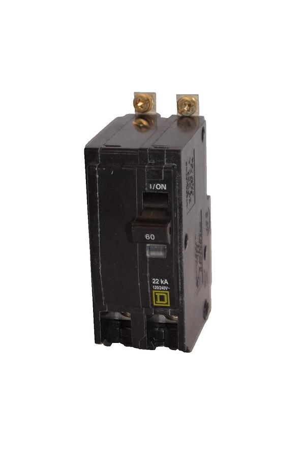 Used Square D 60A Circuit Breaker QOB260VH 60 Amp 2P 120/160V