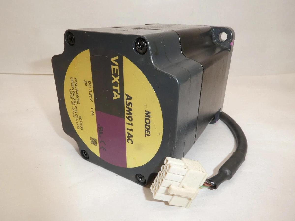Used Oriental Motor Vexta Servo Motor ASM911AC 3.82vdc 1.4a PV41R49002