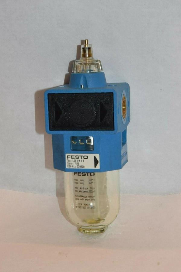Used FESTO L0E-1/4-S-B L0E1/4SB 1/4" LINE LUBRICATOR