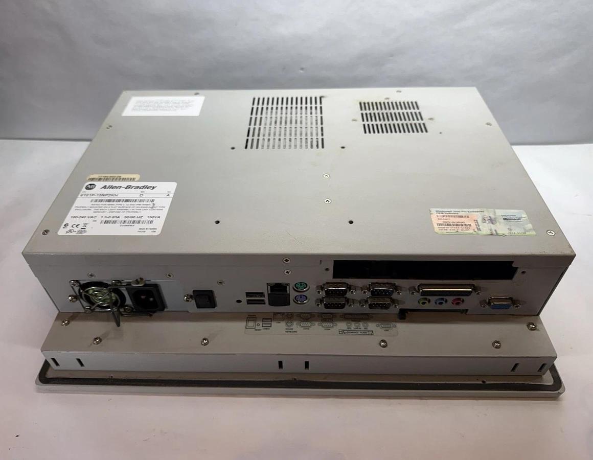Used ALLEN BRADLEY 6181P-15NP2KH VersaView 1500P Operator interface INTEGRATED SYSTEM