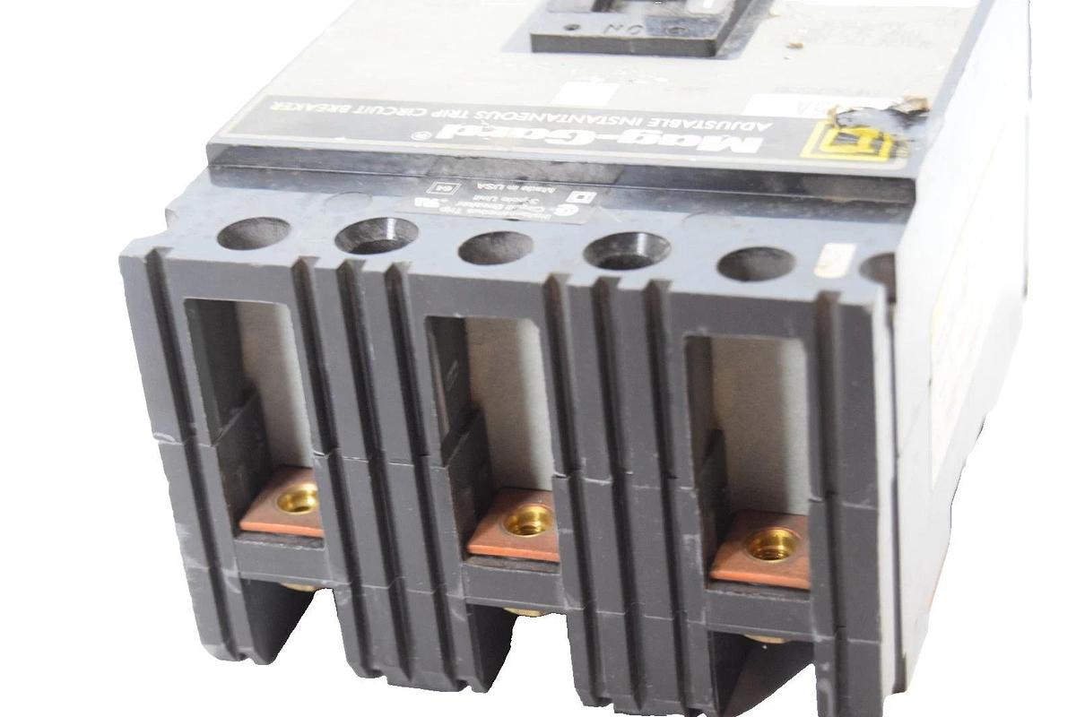 Used Square D FHP3601513M Series 2 15A Amp 3P Mag-Gard Circuit Breaker