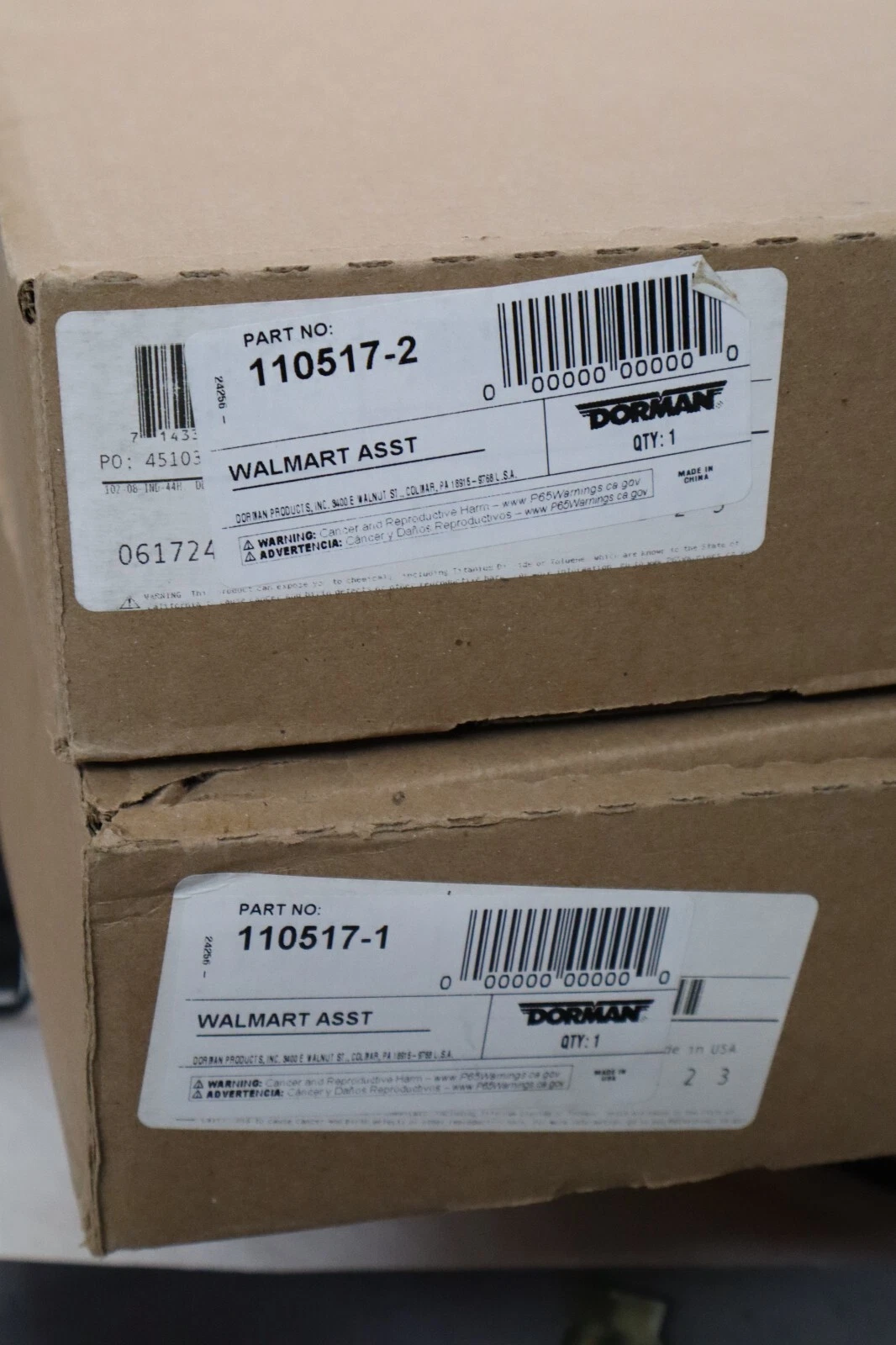 DORMAN Lug nut 110517-1 110517-2 Autograde Wheel Nuts Assortment (NEW 2 Drawer)