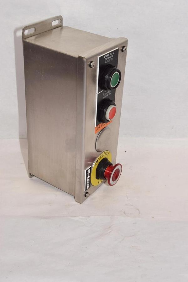 SCE Saginaw SCE-4PBXSS6 Control Panel Enclosure Buttons Emergency Stop Unit NEW