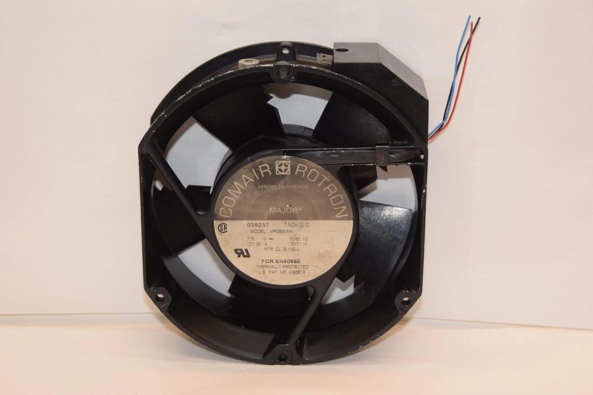 Used COMAIR ROTRON MR2B3NNN 115V .27/.26A 30/31W 50/60Hz Major Axial Fan