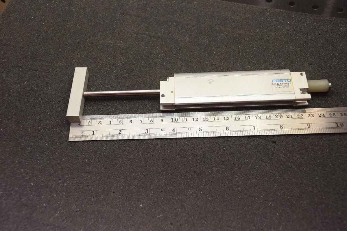 FESTO DZF-12-80-PA-S2 DZF1280PAS2 10 BAR SLIDE CYLINDER NEW