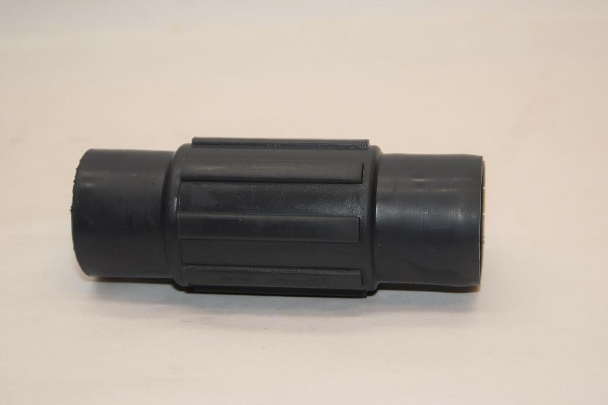 (NEW) Plasti-Bond Red H2OT 1" Coated Conduit Body Straight Fitting